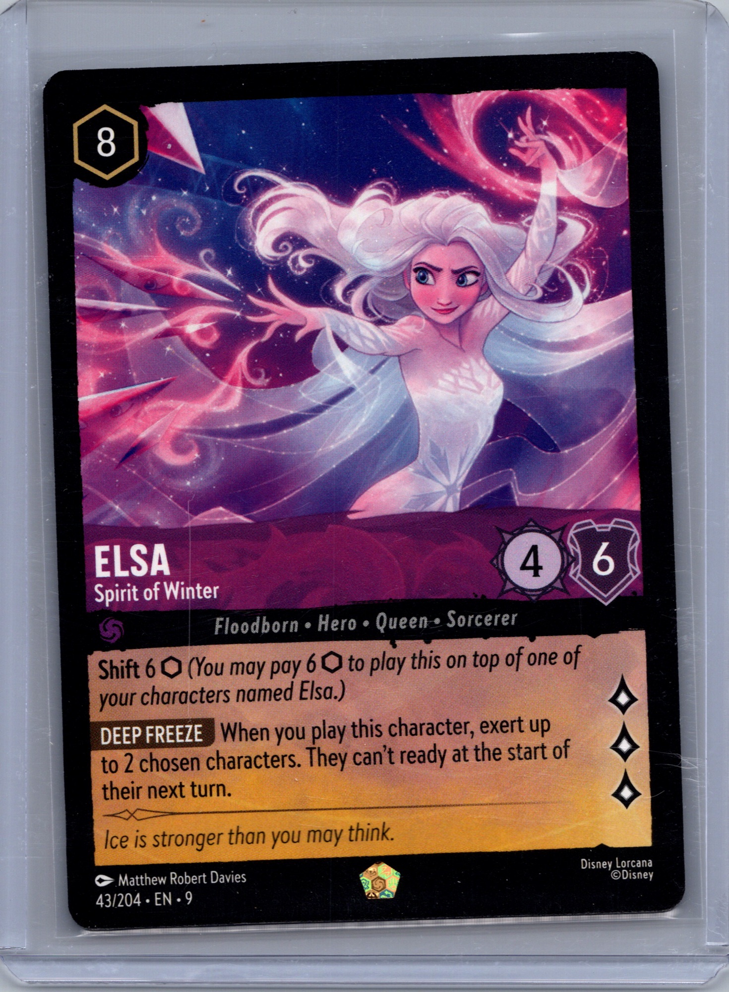 Elsa - Spirit of Winter #43/204 (Legendary) Near Mint