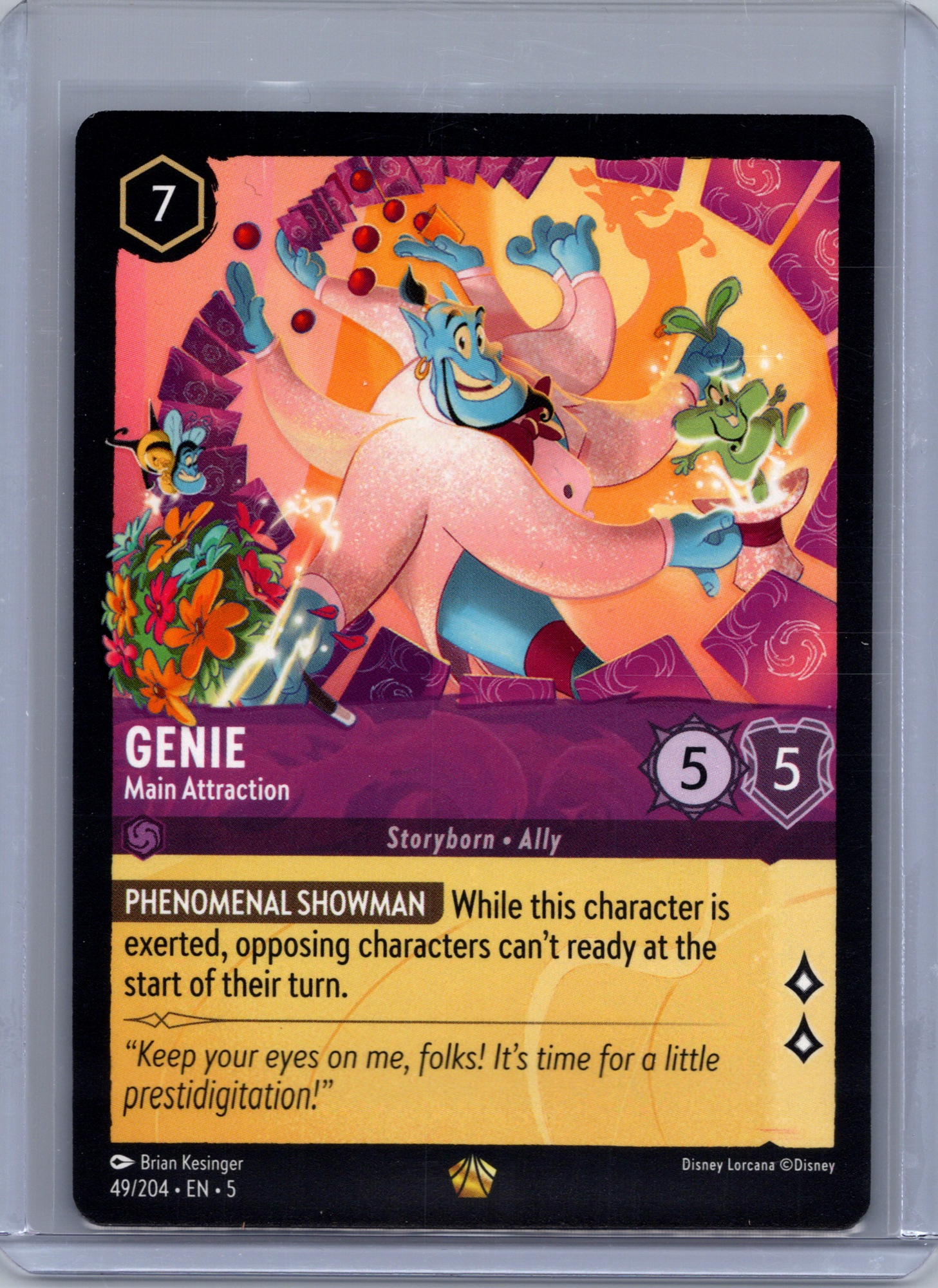 Genie - Main Attraction #49/204 (Legendary) Near Mint