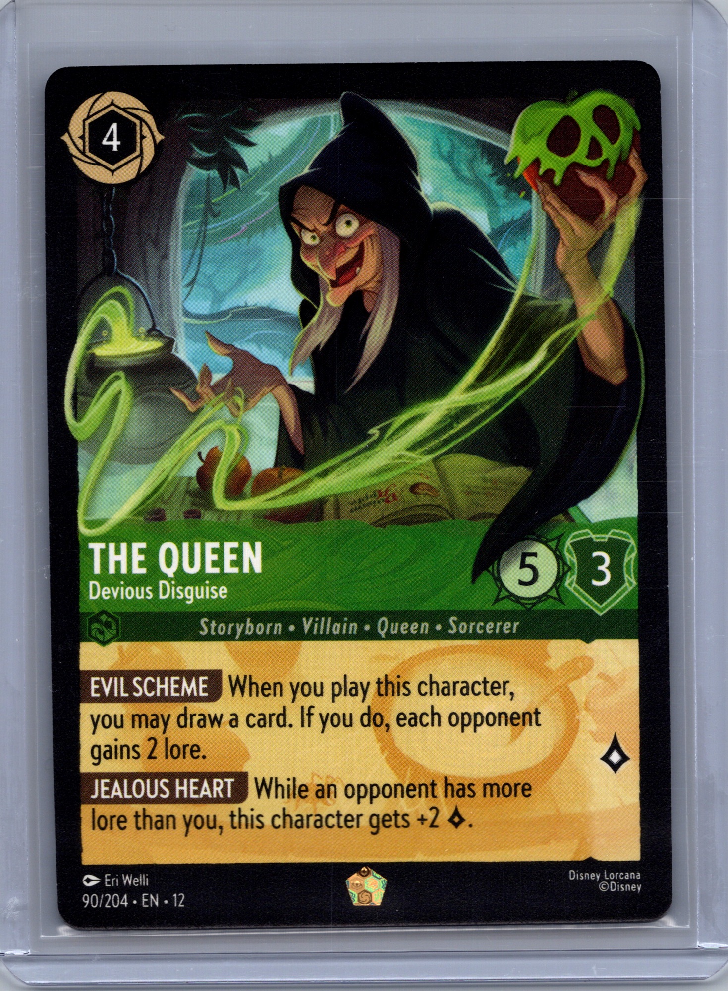 The Queen - Devious Disguise #90/204 (Legendary) Near Mint