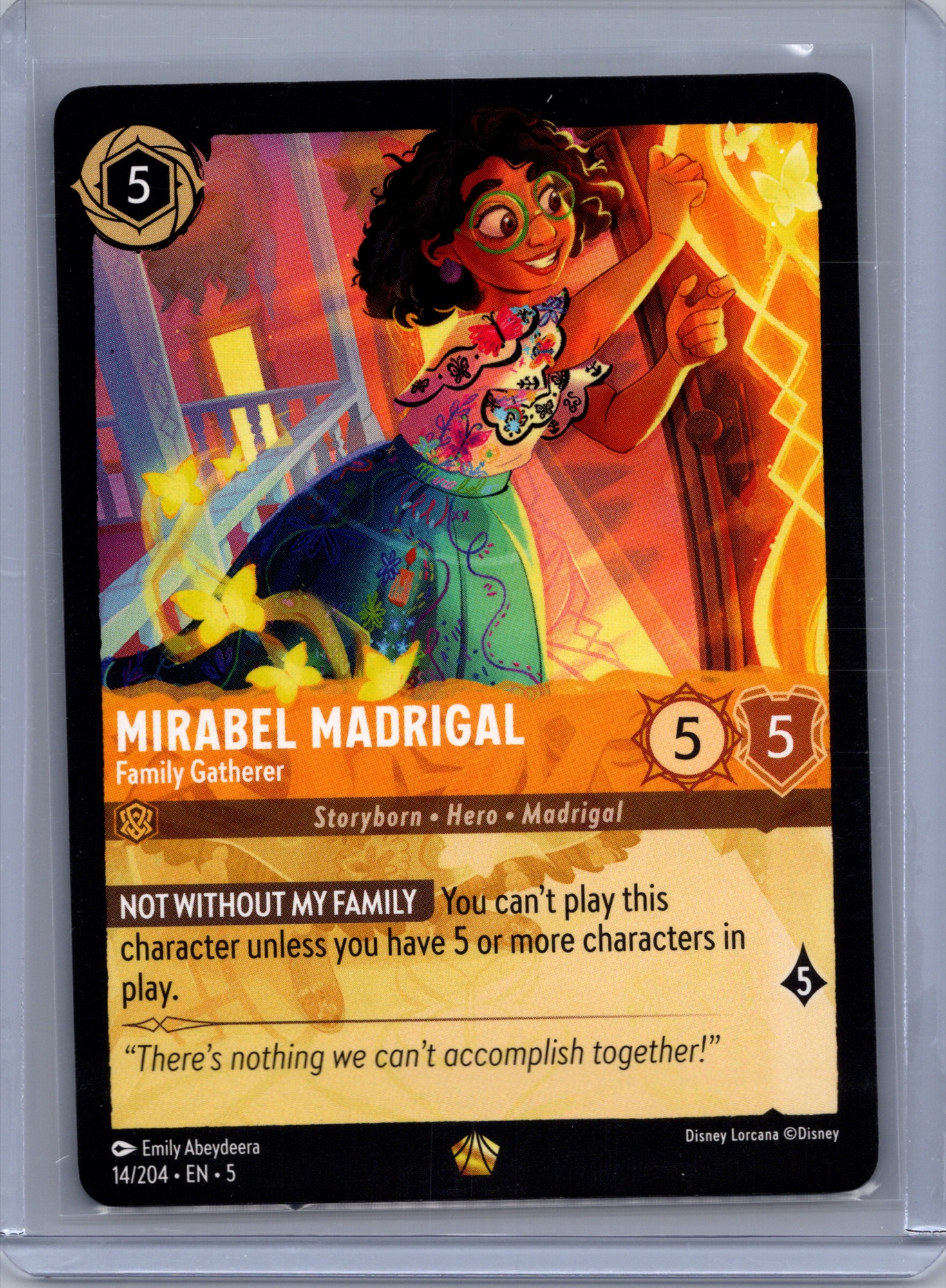 Mirabel Madrigal - Family Gatherer #14/204 (Legendary) Near Mint