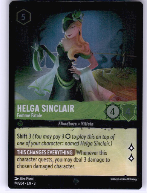 Helga Sinclair - Femme Fatale #74/204 (Super Rare) Cold Foil Near Mint