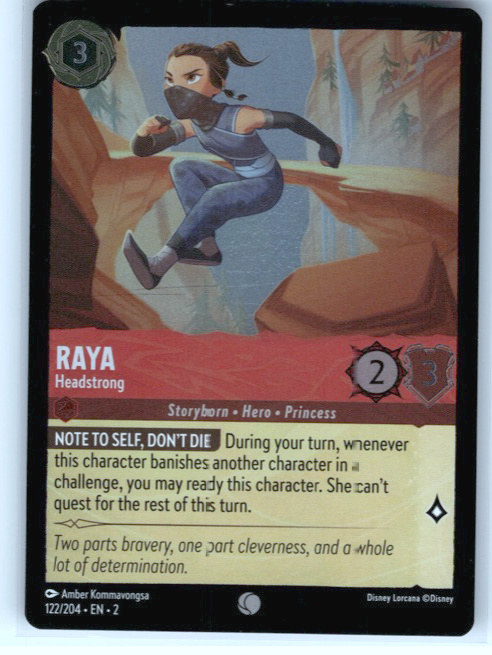 Raya - Headstrong #122/204 Cold Foil Near Mint