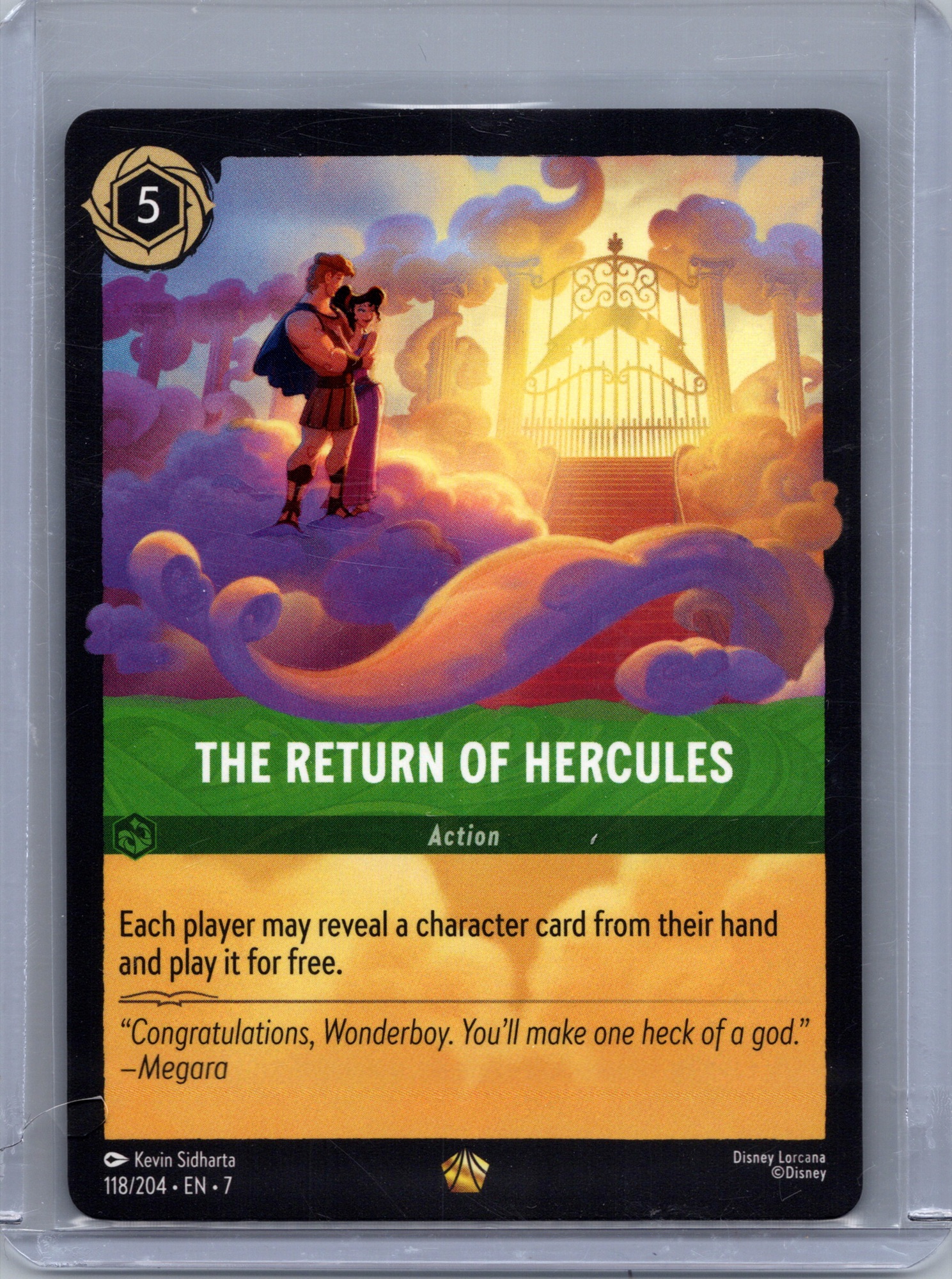 The Return of Hercules #118/204 (Legendary) Near Mint
