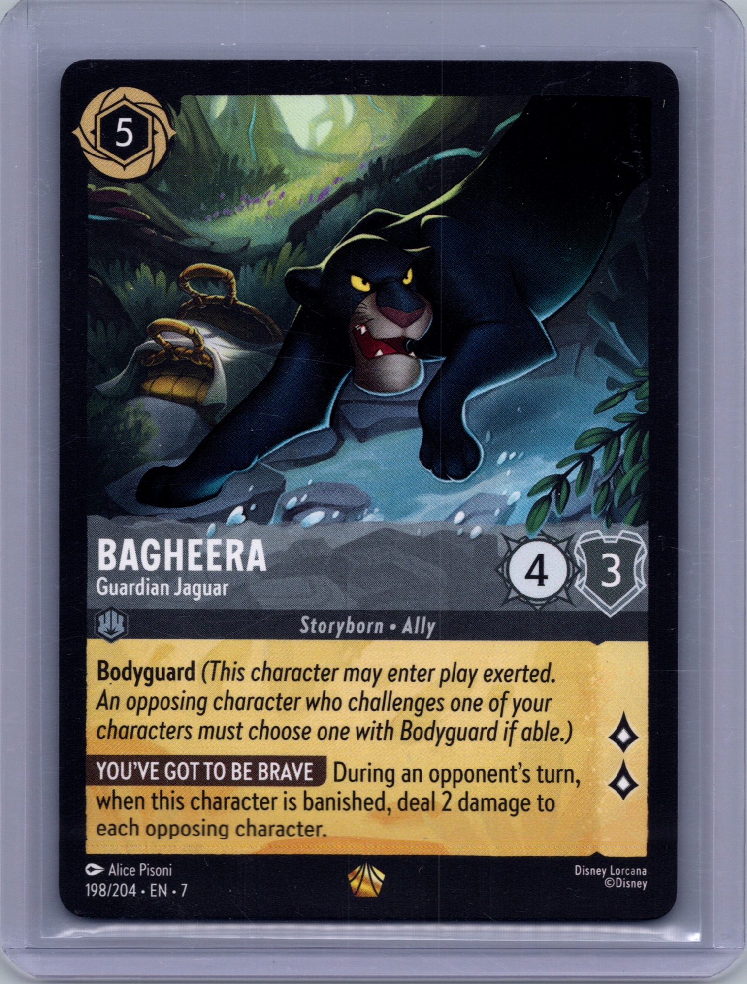 Bagheera - Guardian Jaguar #198/204 (Legendary) Near Mint