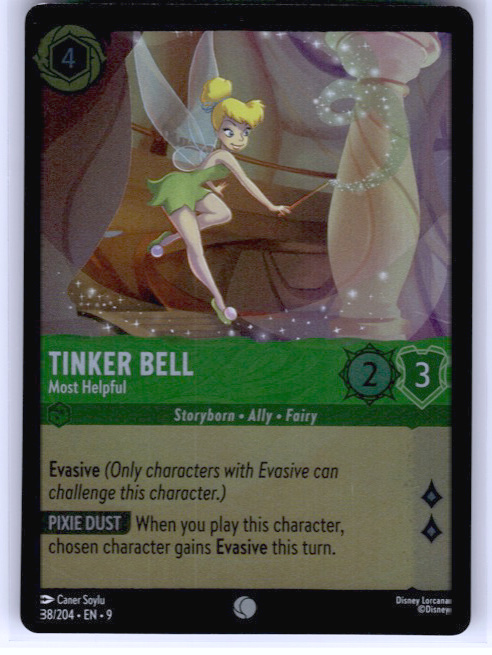 Tinker Bell - Most Helpful #88/204 Cold Foil Near Mint