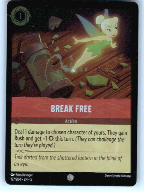 Break Free #127/204 Cold Foil Near Mint