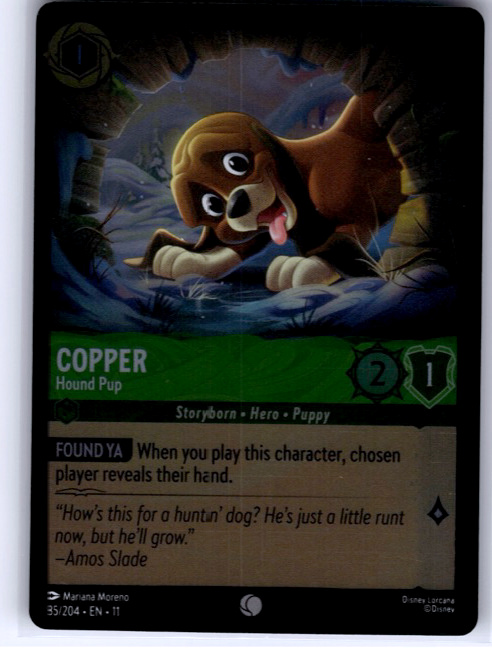 Copper - Hound Pup #85/204 Cold Foil Near Mint