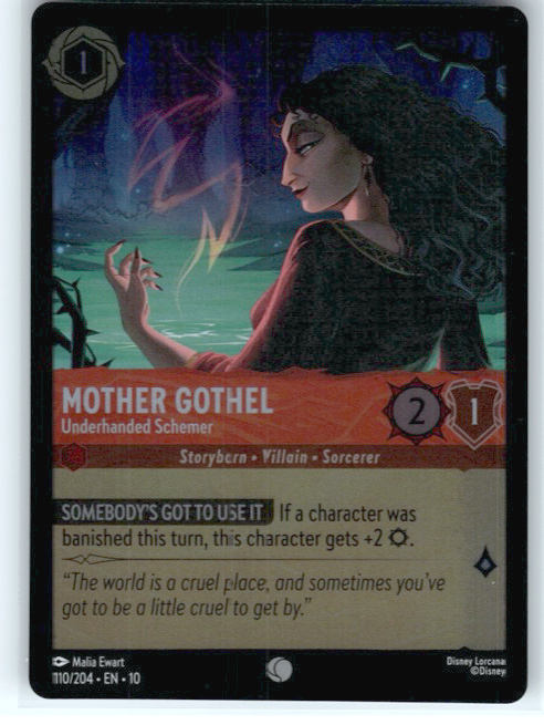 Mother Gothel - Underhanded Schemer #110/204 Cold Foil Near Mint