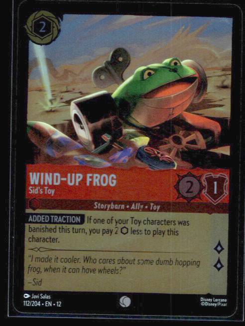 Wind-Up Frog - Sid's Toy #112/204 Cold Foil Near Mint