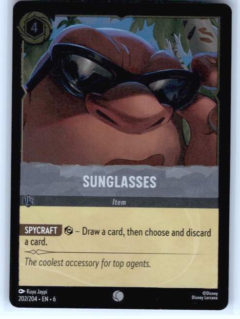 Sunglasses #202/204 Cold Foil Near Mint