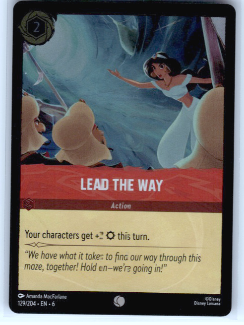 Lead the Way #129/204 Cold Foil Near Mint
