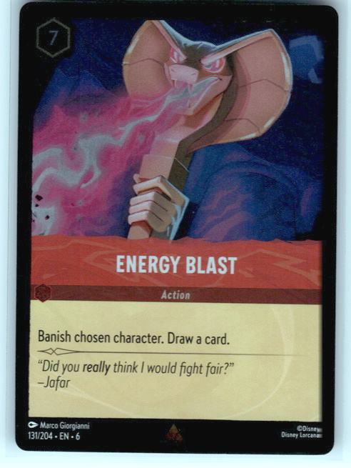 Energy Blast #131/204 (Rare) Cold Foil Near Mint