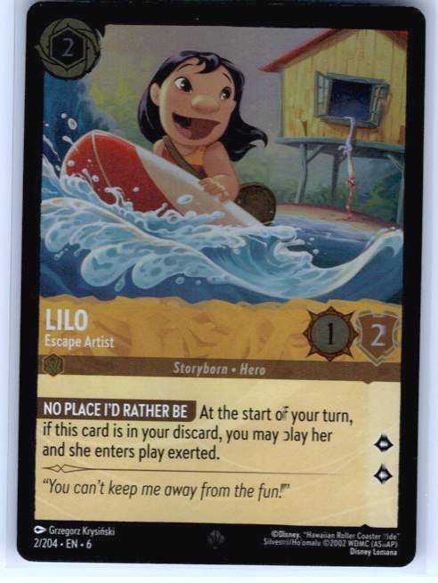 Lilo - Snow Artist #2/204 Cold Foil Near Mint