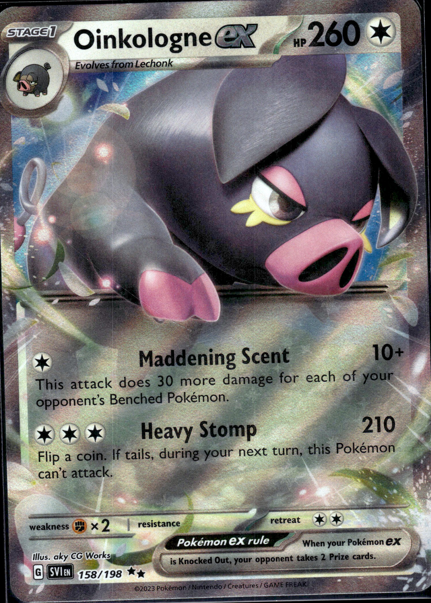 Oinkologne ex #158/198 (RR) Holo Mint