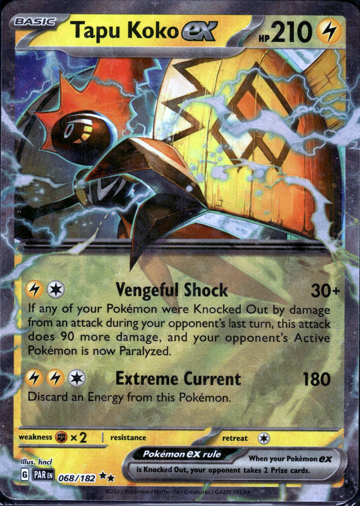 Tapu Koko ex #068/182 (RR) Holo Mint