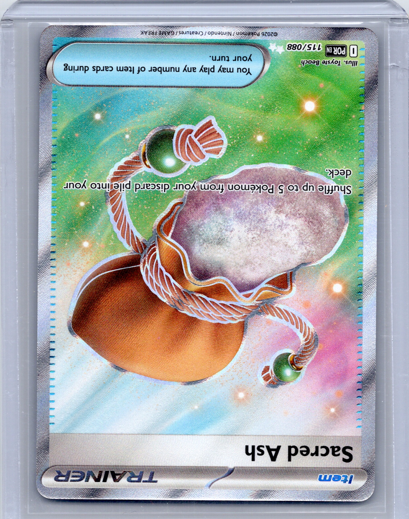 Sacred Ash #115/088 (UR) Holo Mint