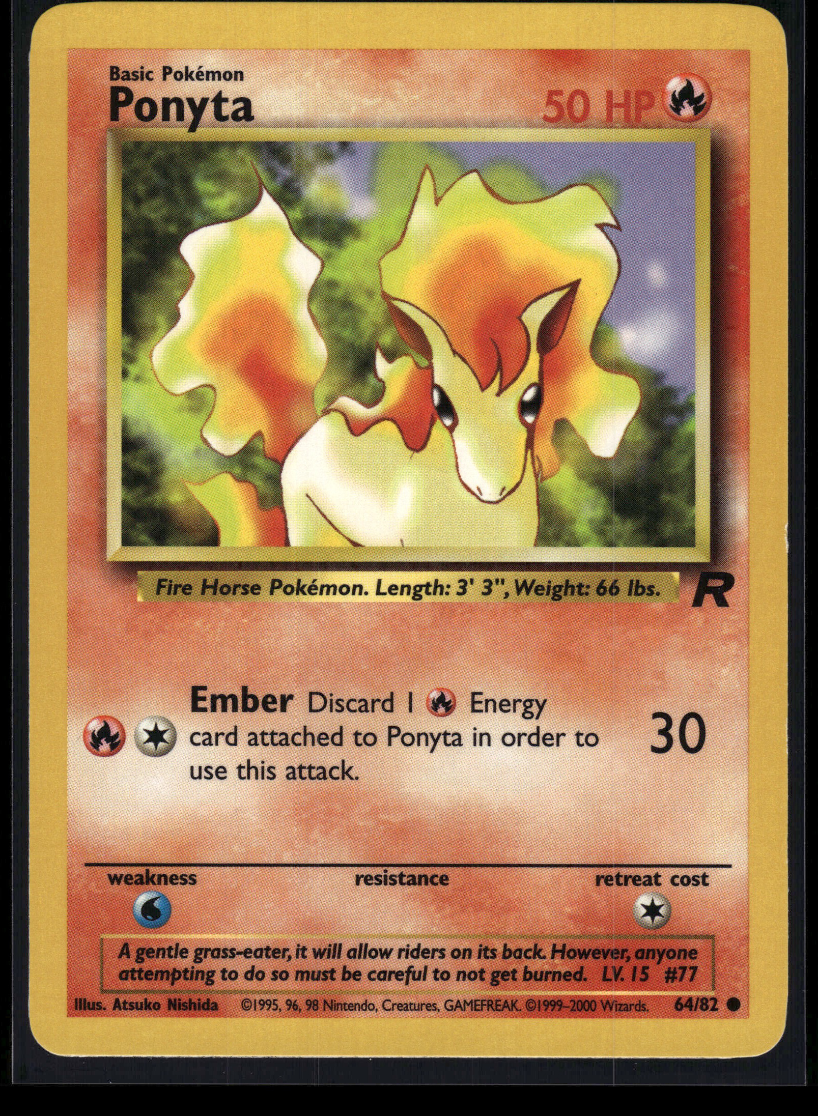 Ponyta #64/82 Mint