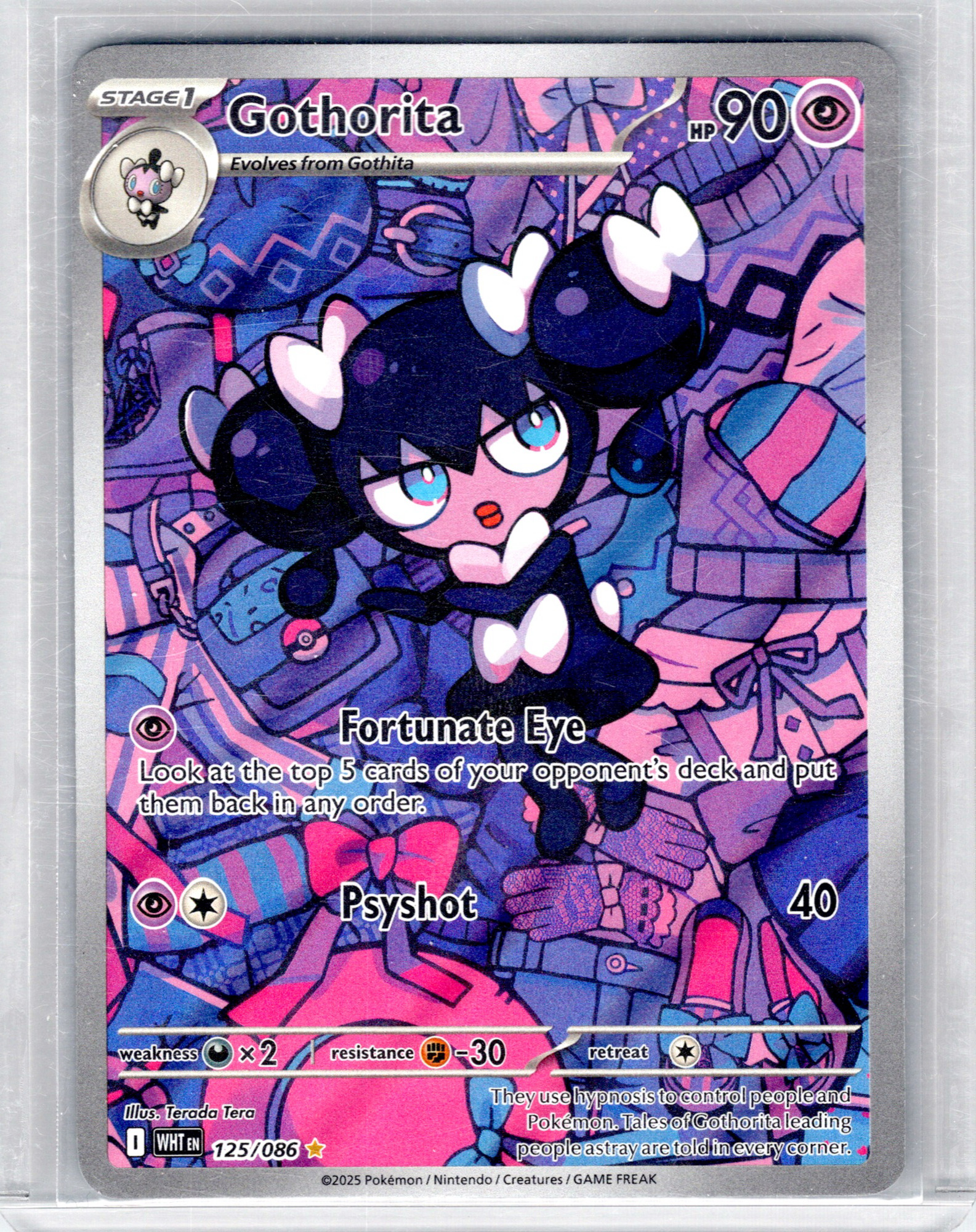 Gothorita #125/086 (IR) Holo Near Mint