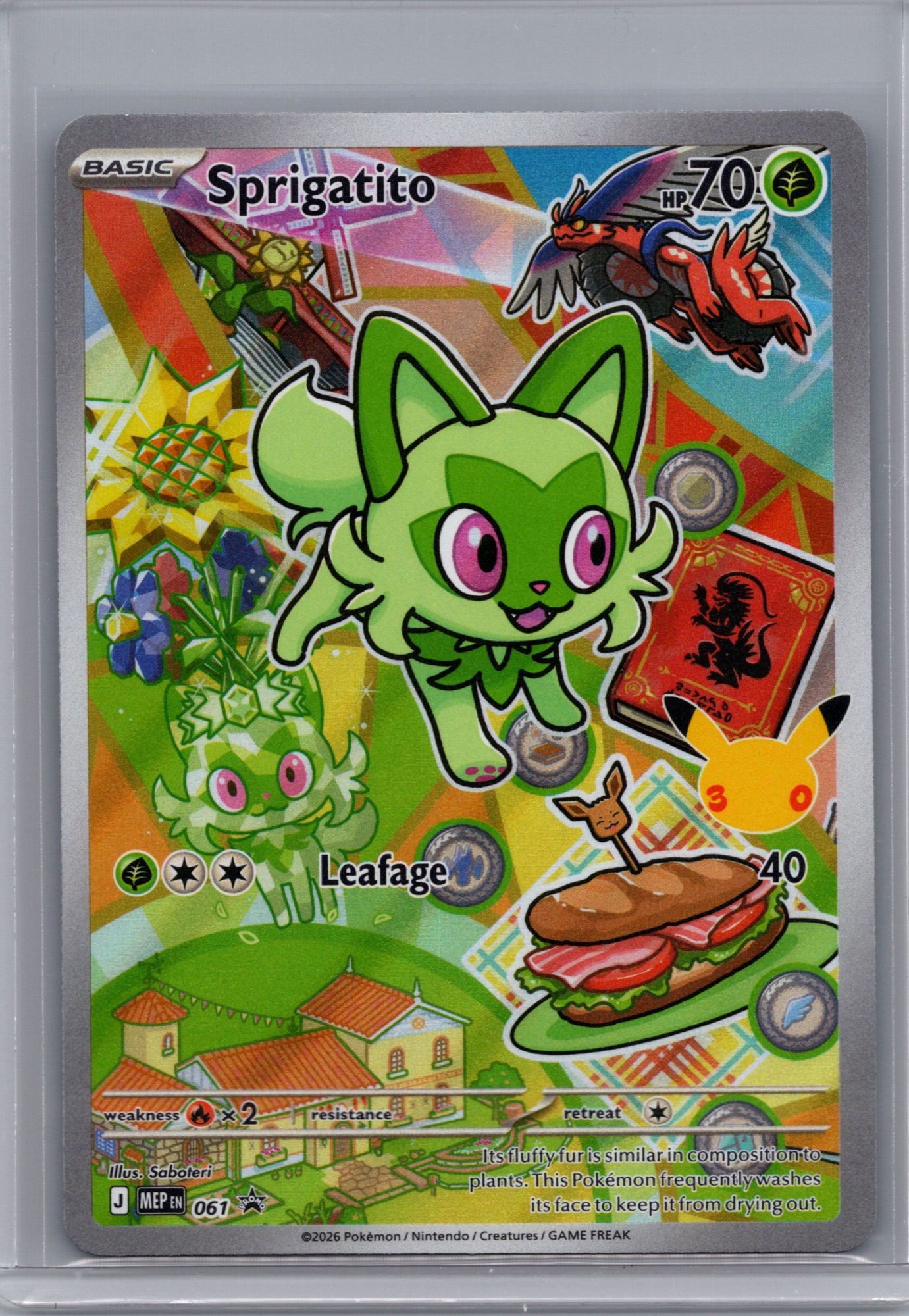 Sprigatito #061 (Promo) Holo Near Mint