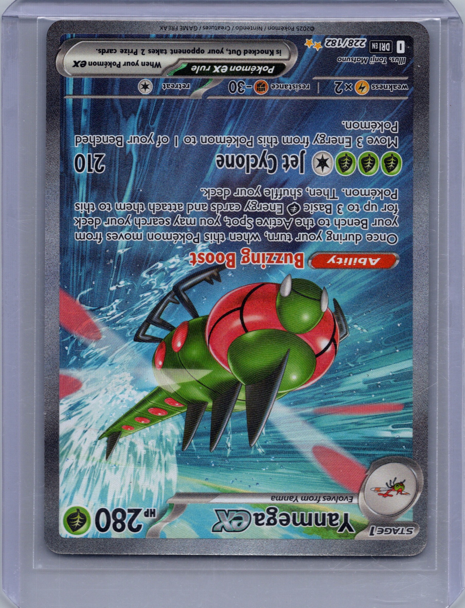 Yanmega ex #228/182 (SIR) Holo Mint