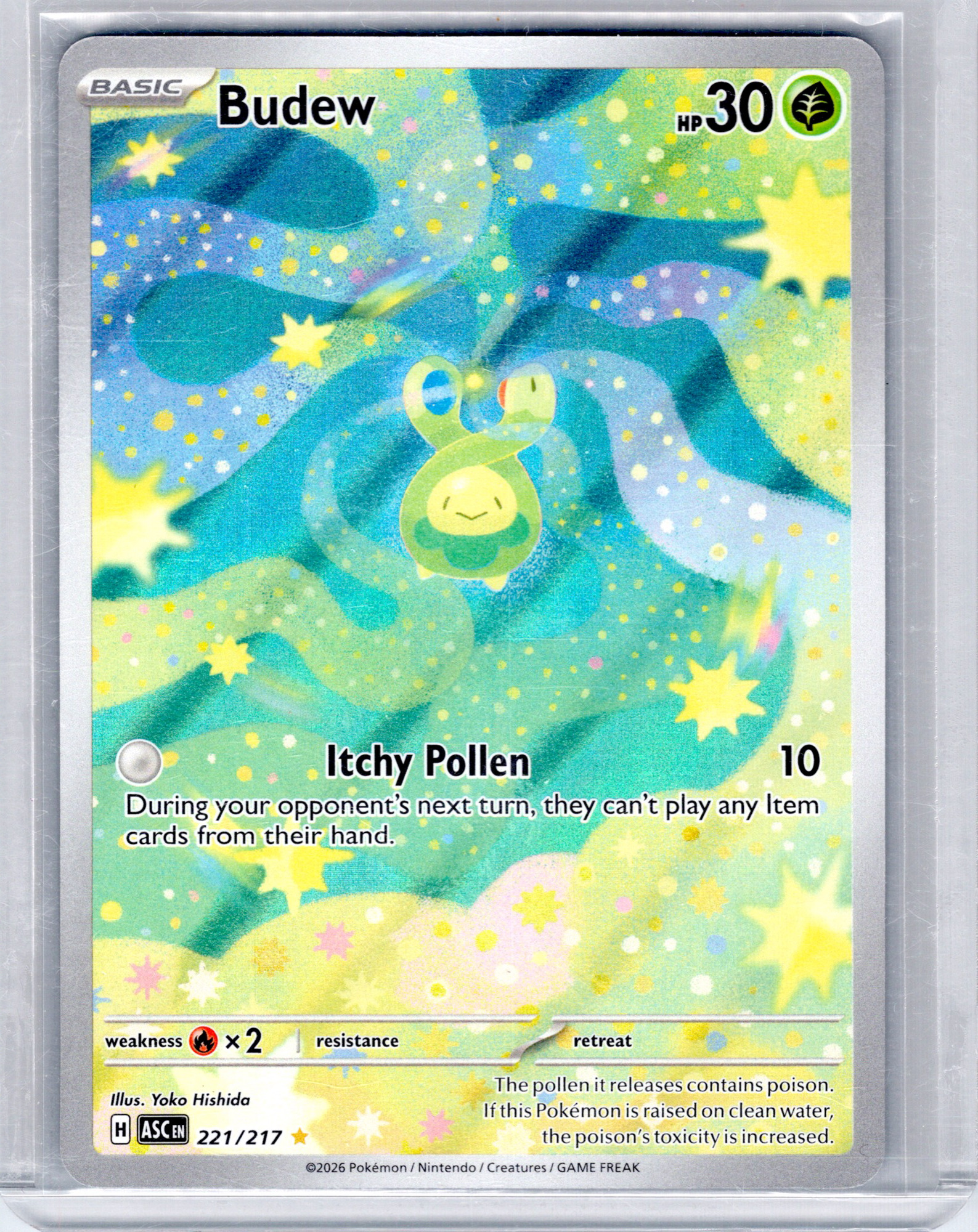 Budew #221/217 (IR) Holo Mint