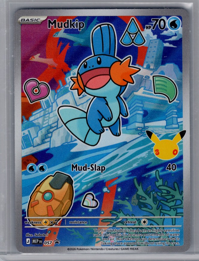 Mudkip #057 (Promo) Holo Near Mint