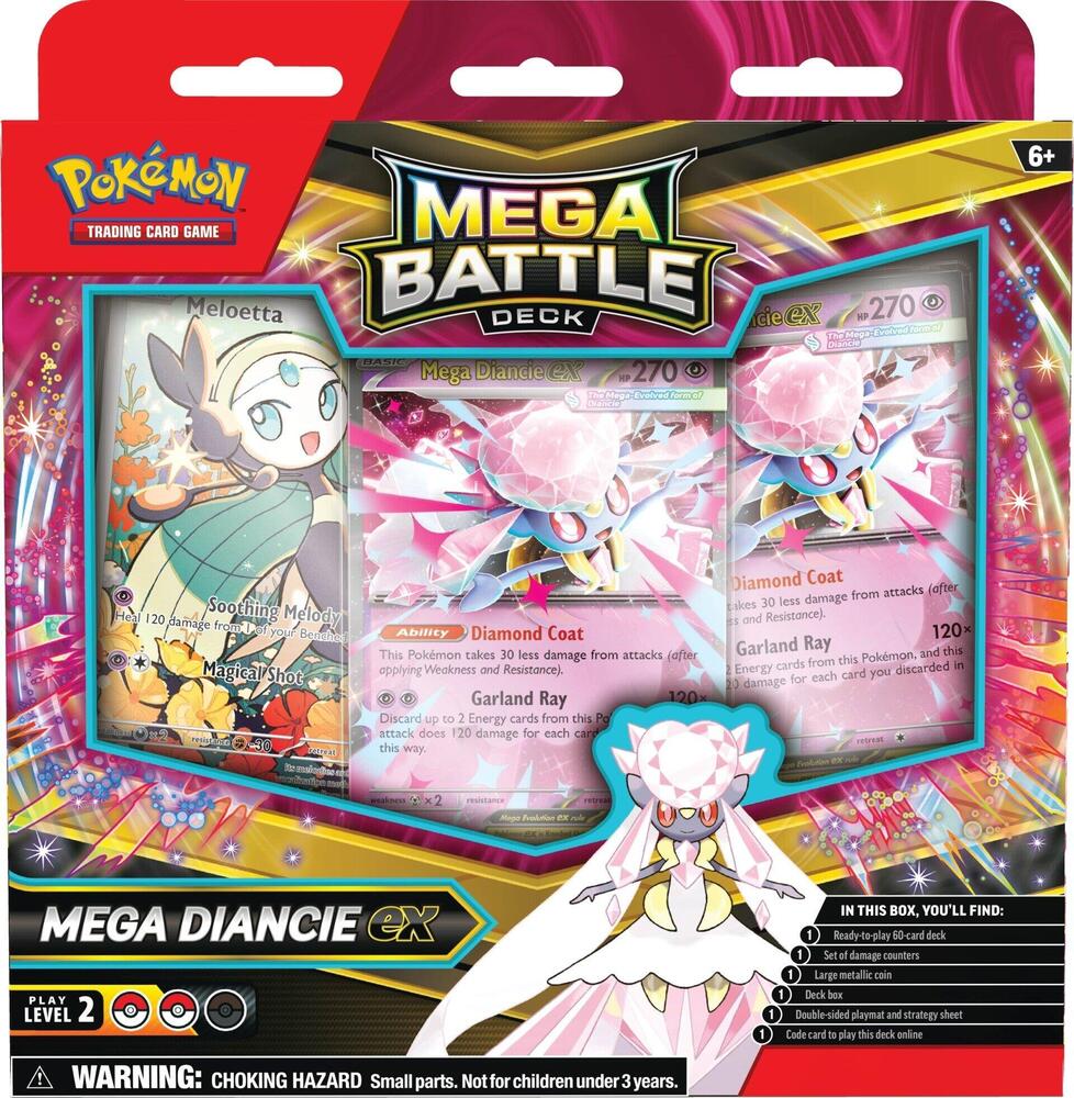 Pokémon Miscellaneous Cards & Products Mega Battle Deck Mega Diancie ex