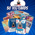 CardDADDY 50 Pokémon TCG Cards Pack – Guaranteed Ultra Rare + No Duplicates | English Cards | Custom Storage Case Included