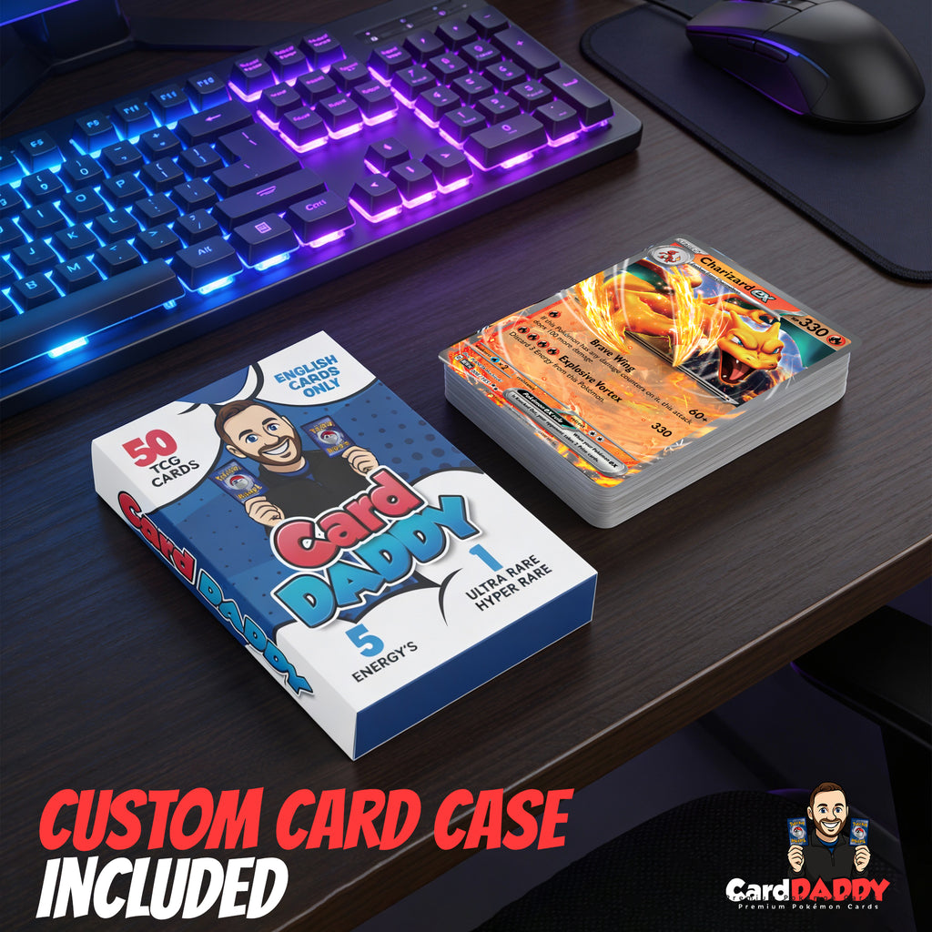 🔥 5x CardDADDY Mystery Packs Bundle - 250 Cards + FREE Mystery Slab & Accessories