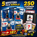 🔥 5x CardDADDY Mystery Packs Bundle - 250 Cards + FREE Mystery Slab & Accessories