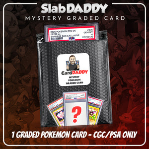 CardDADDY Mystery Graded Pokémon Card – PSA or CGC Slab | Guaranteed Graded Card | Chase Potential