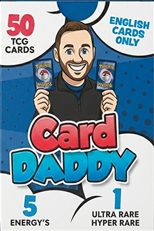 CardDADDY 50 Pokémon TCG Cards Pack – Guaranteed Ultra Rare + No Duplicates | English Cards | Custom Storage Case Included